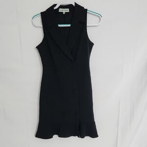 Almost Famous Black Sleeveless Mini Dress
